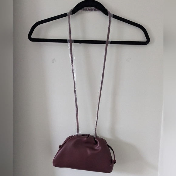 Lily & Bean burgundy leather clutch - Picture 3 of 7